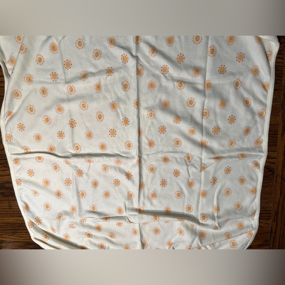 Emily and Oliver yellow baby security blanket and bib and hat - Picture 3 of 6